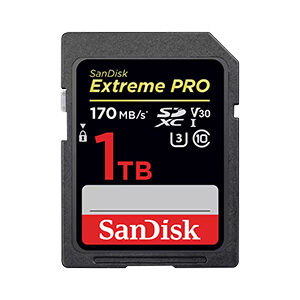 SDカード 1TB [Extreme PRO UHS-I V30]